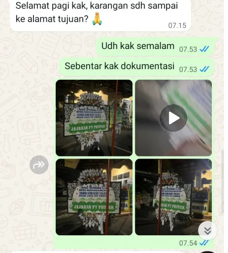 Pengiriman Papan Bunga Selamat Pesing