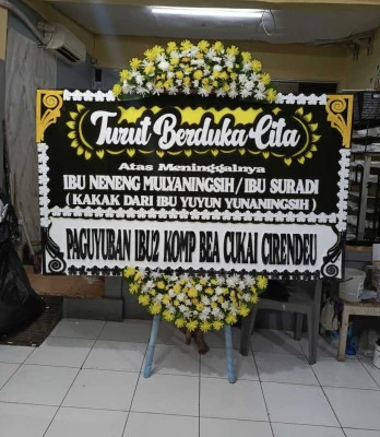 Papan Bunga di Pesing